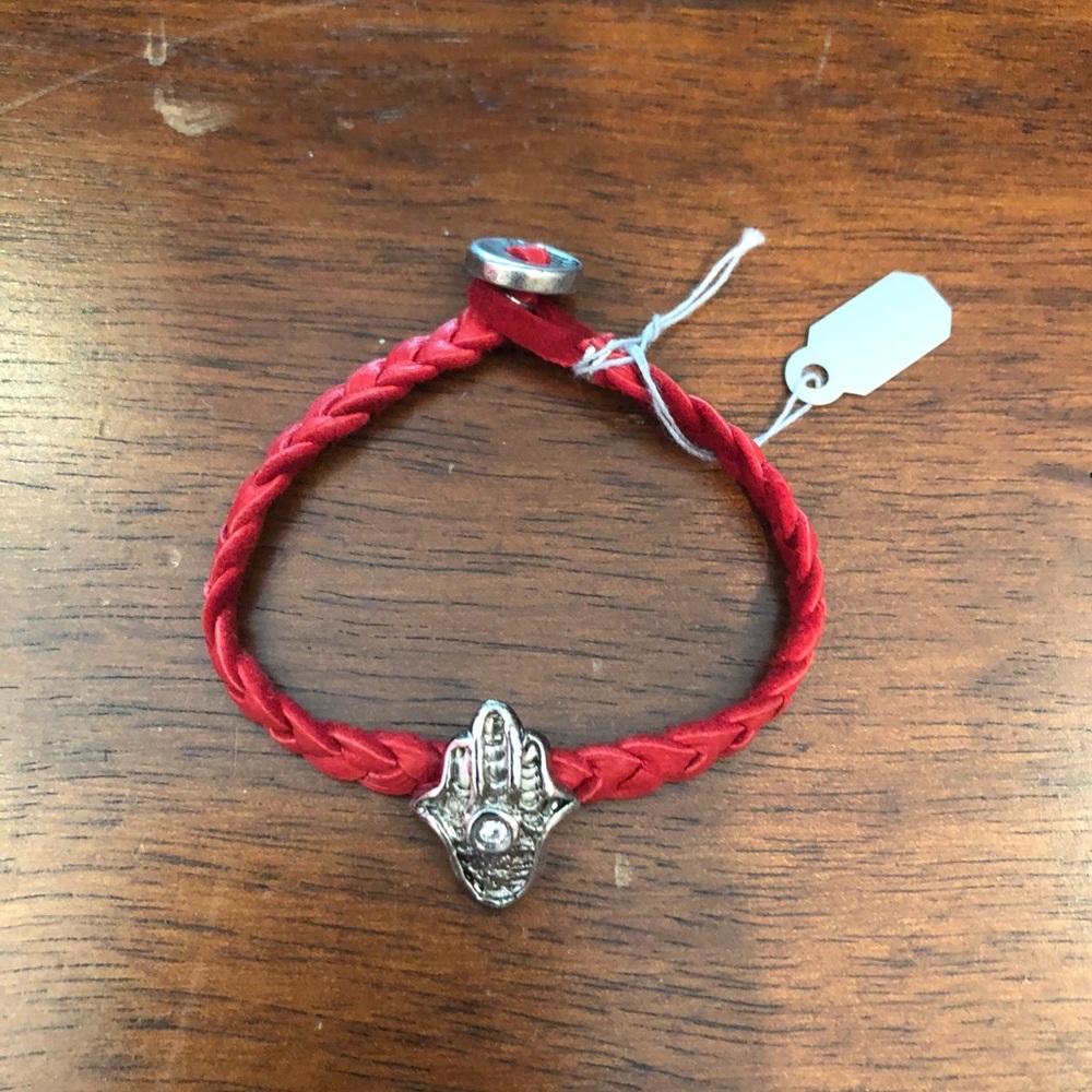 Silver Hamsa Bracelet
